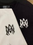 713款P53 面料260克双纱泼墨款 黑色 白色S M L XL