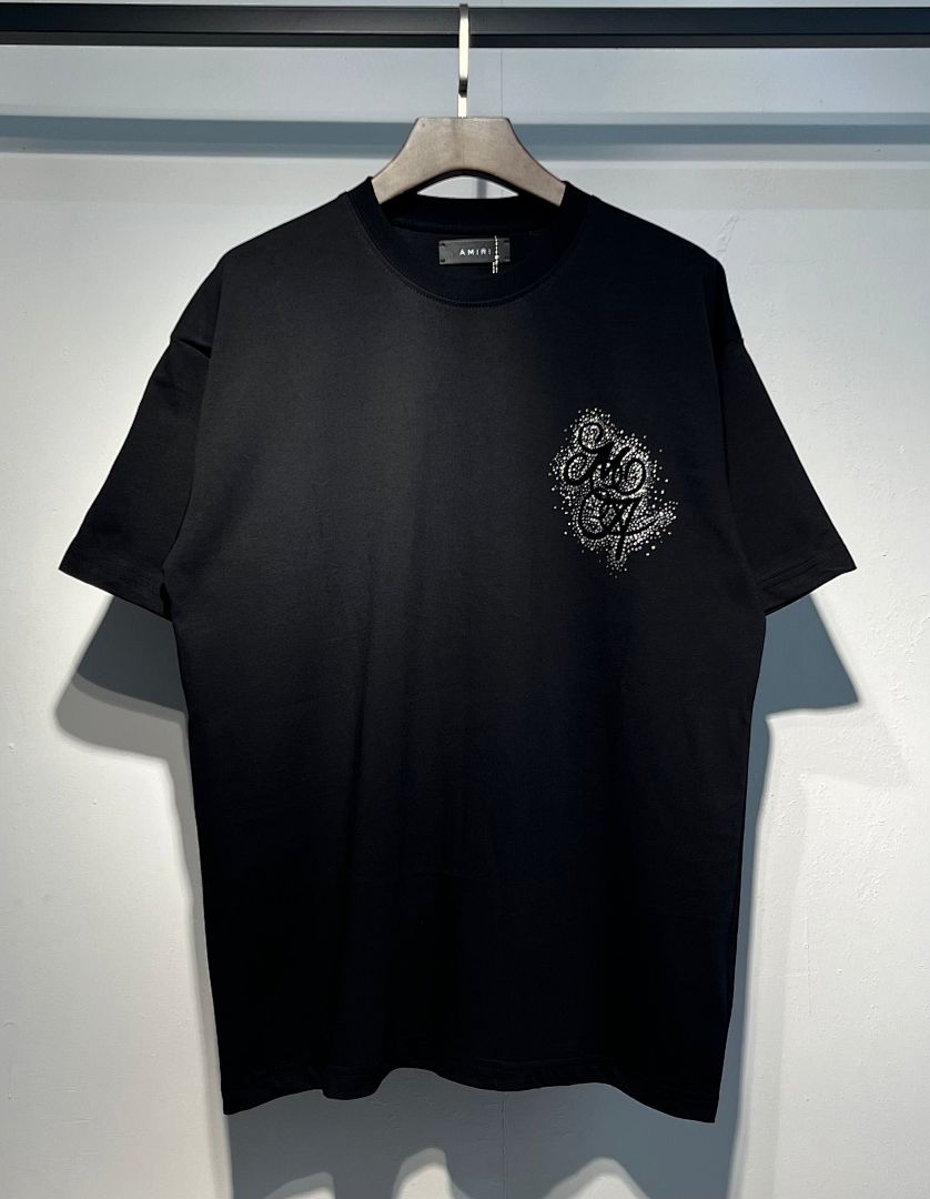 715款P53 面料260克双纱植绒字母 黑色 白色S M L XL