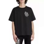 715款P53 面料260克双纱植绒字母 黑色 白色S M L XL