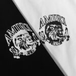 716款P50 面料260克双纱发泡狮子头字母 黑色 白色S M L XL