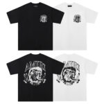 716款P50 面料260克双纱发泡狮子头字母 黑色 白色S M L XL