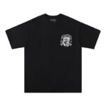 716款P50 面料260克双纱发泡狮子头字母 黑色 白色S M L XL