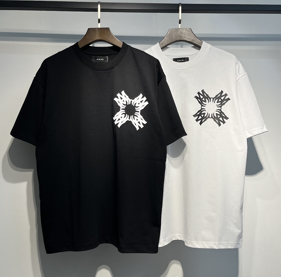 717款P47 面料260克双纱字母 黑色 白色S M L XL