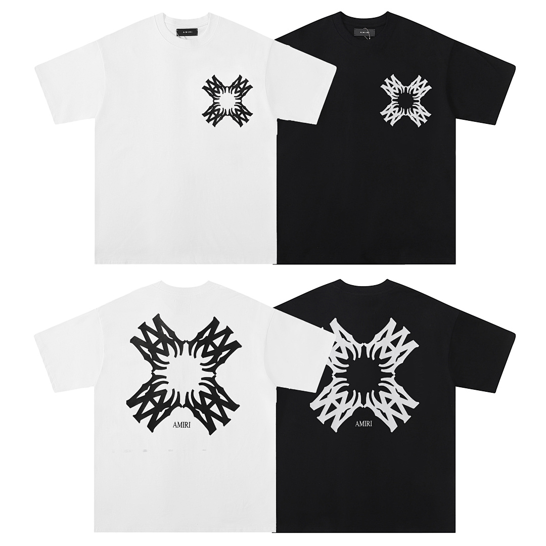 717款P47 面料260克双纱字母 黑色 白色S M L XL