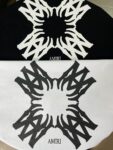 717款P47 面料260克双纱字母 黑色 白色S M L XL