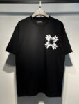 717款P47 面料260克双纱字母 黑色 白色S M L XL