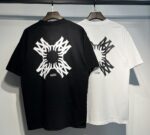 717款P47 面料260克双纱字母 黑色 白色S M L XL