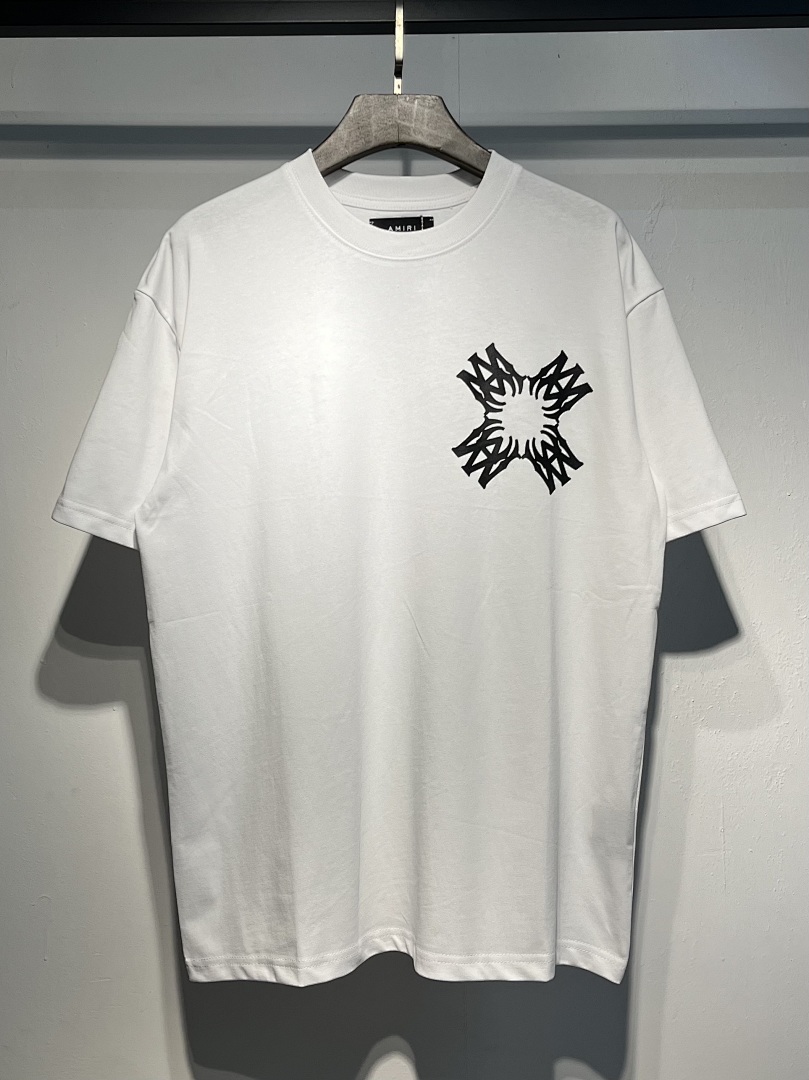 717款P47 面料260克双纱字母 黑色 白色S M L XL