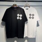717款P47 面料260克双纱字母 黑色 白色S M L XL