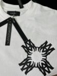 717款P47 面料260克双纱字母 黑色 白色S M L XL
