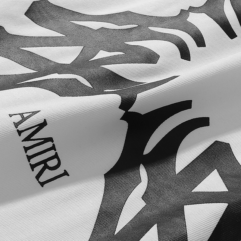 717款P47 面料260克双纱字母 黑色 白色S M L XL