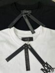 717款P47 面料260克双纱字母 黑色 白色S M L XL