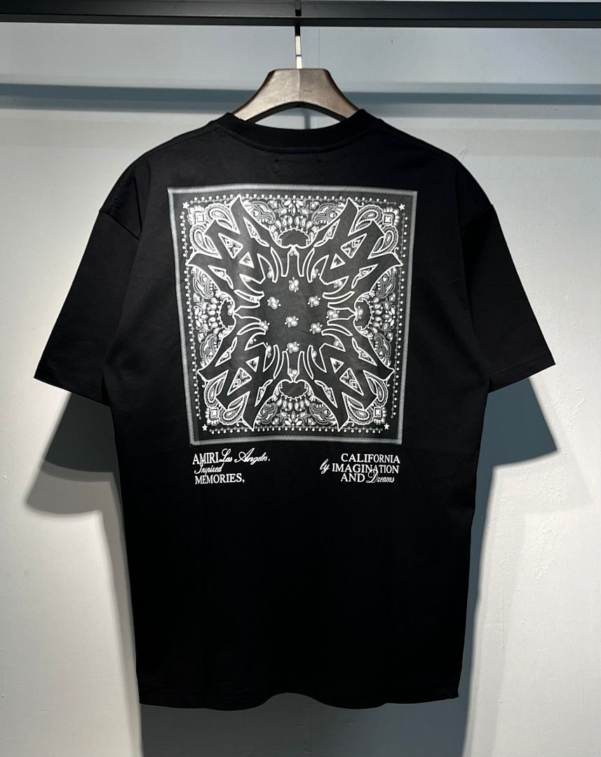718款P50 面料260克双纱字母腰果花 黑色 白色S M L XL