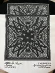 718款P50 面料260克双纱字母腰果花 黑色 白色S M L XL