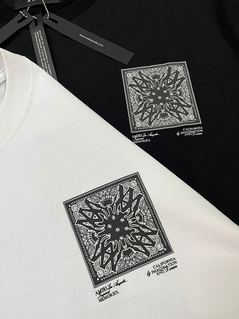 718款P50 面料260克双纱字母腰果花 黑色 白色S M L XL