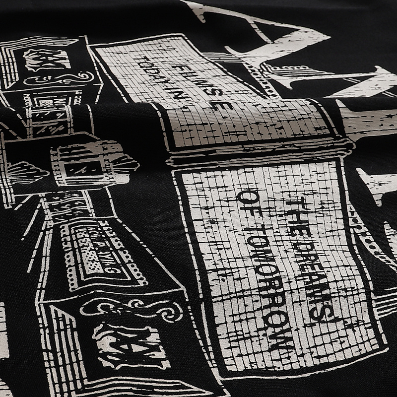 719款P50 面料260克双纱字母 黑色 S M L XL