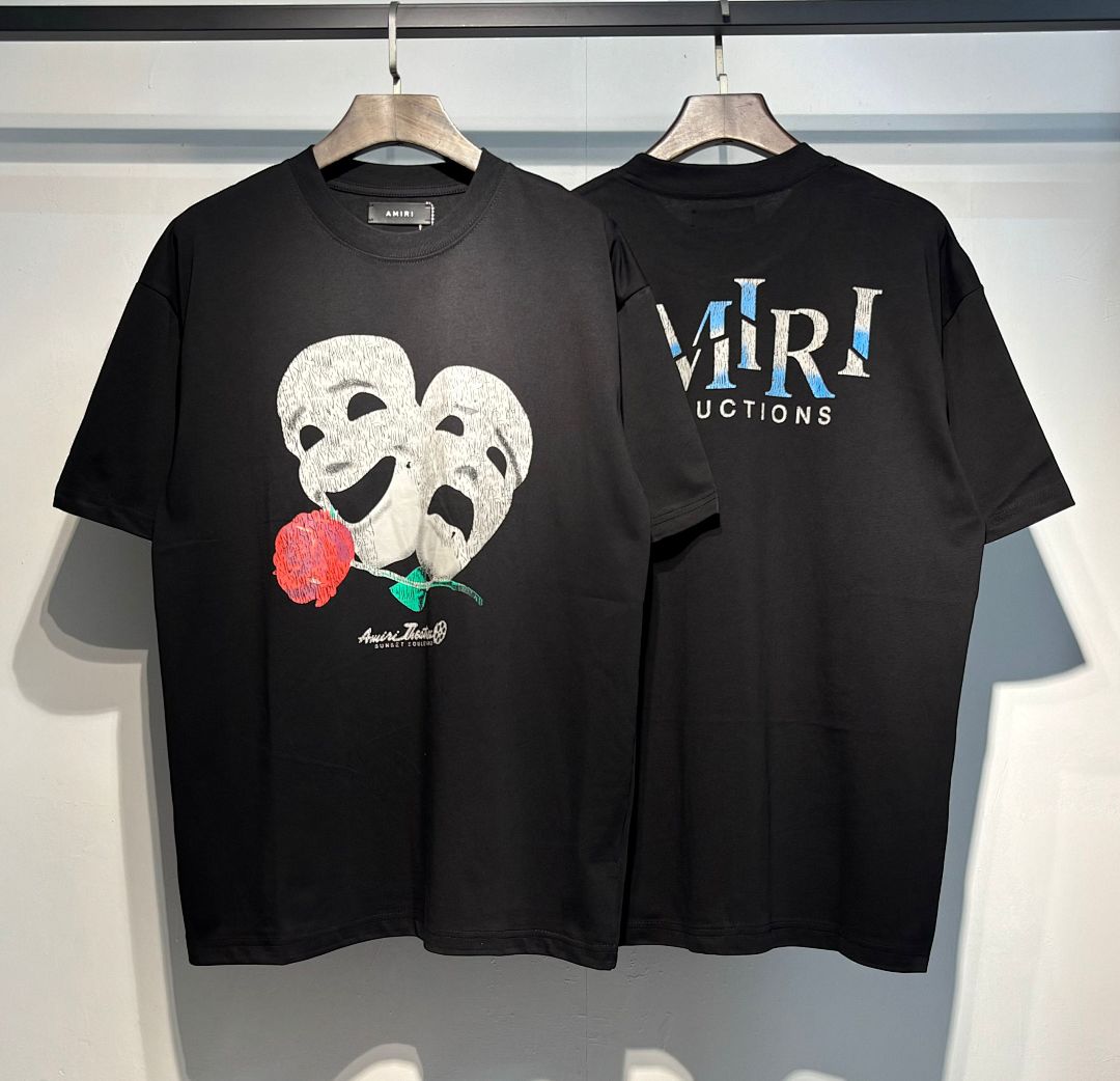 720款P53 面料260克双纱字母面具 黑色 S M L XL