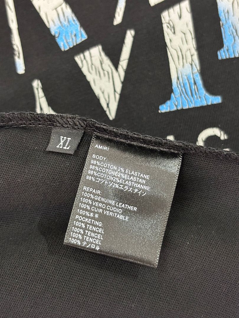 720款P53 面料260克双纱字母面具 黑色 S M L XL