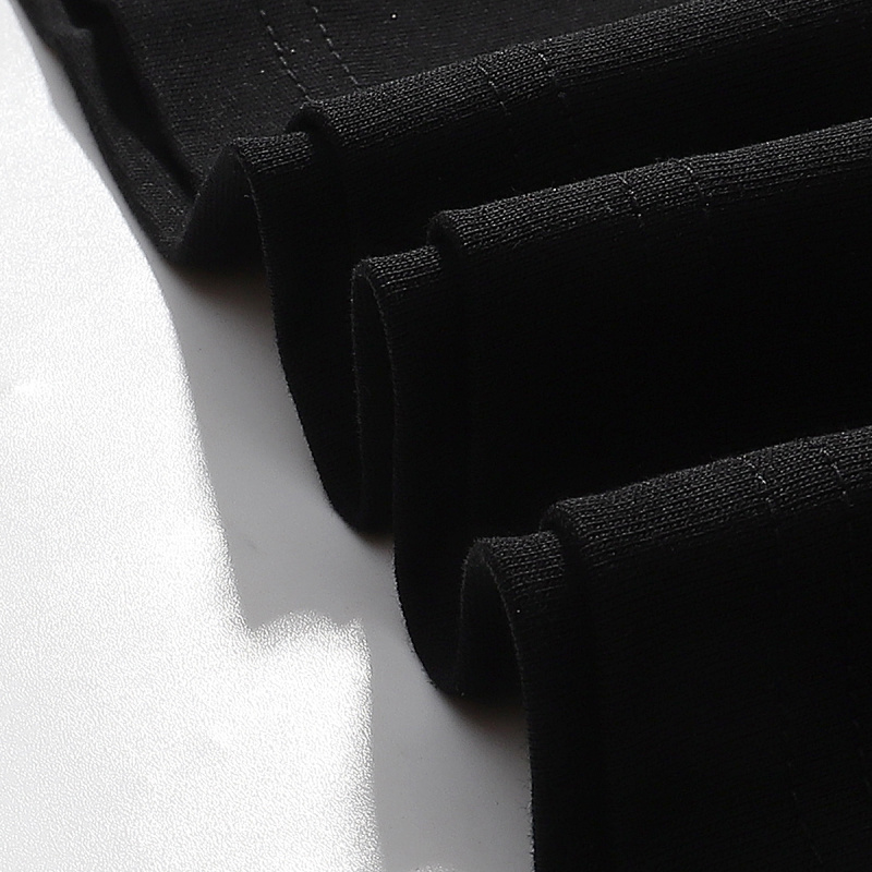 720款P53 面料260克双纱字母面具 黑色 S M L XL