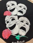 720款P53 面料260克双纱字母面具 黑色 S M L XL
