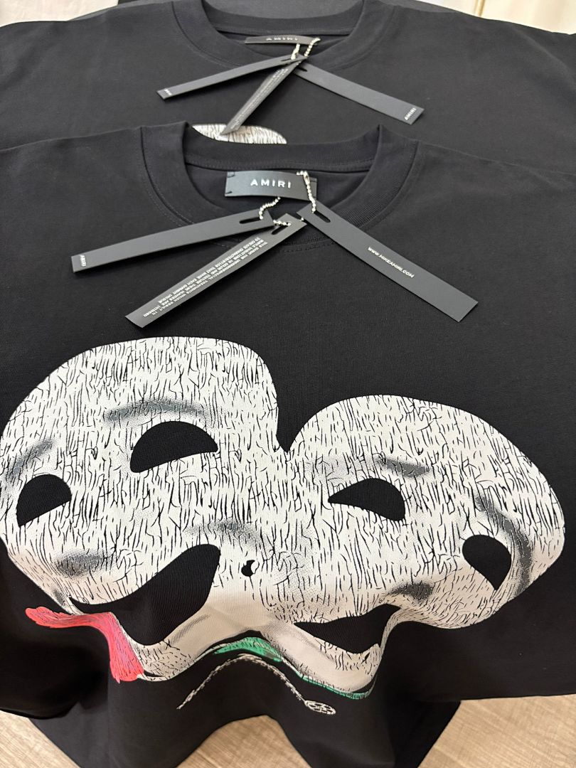 720款P53 面料260克双纱字母面具 黑色 S M L XL