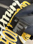 721款P50 面料260克双纱l裂纹印花字母狮子 黑色 S M L XL