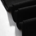721款P50 面料260克双纱l裂纹印花字母狮子 黑色 S M L XL