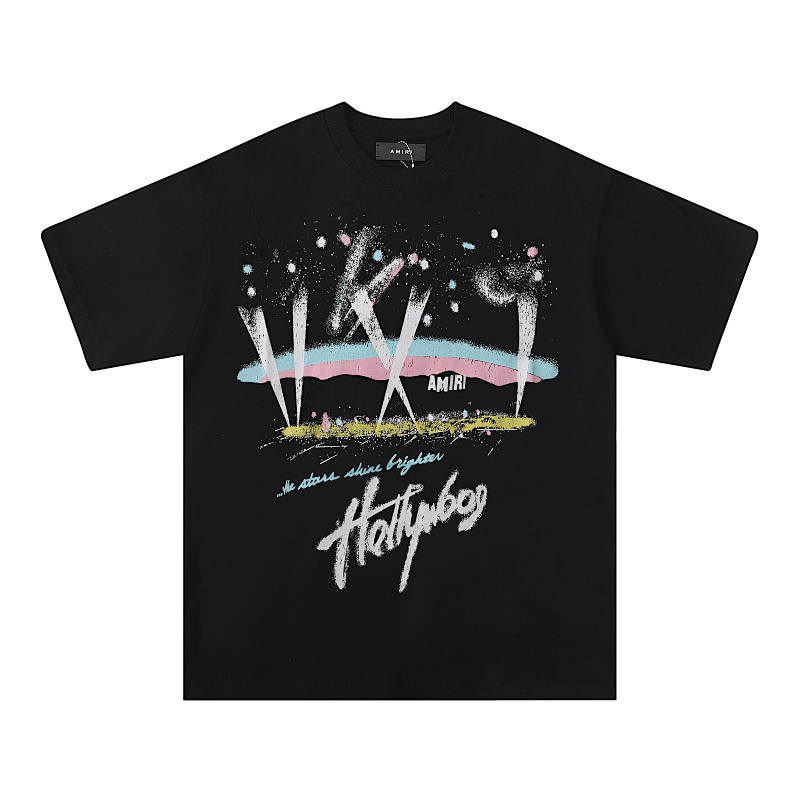 722款P47 面料260克双纱字母 黑色 S M L XL