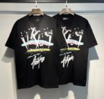 722款P47 面料260克双纱字母 黑色 S M L XL