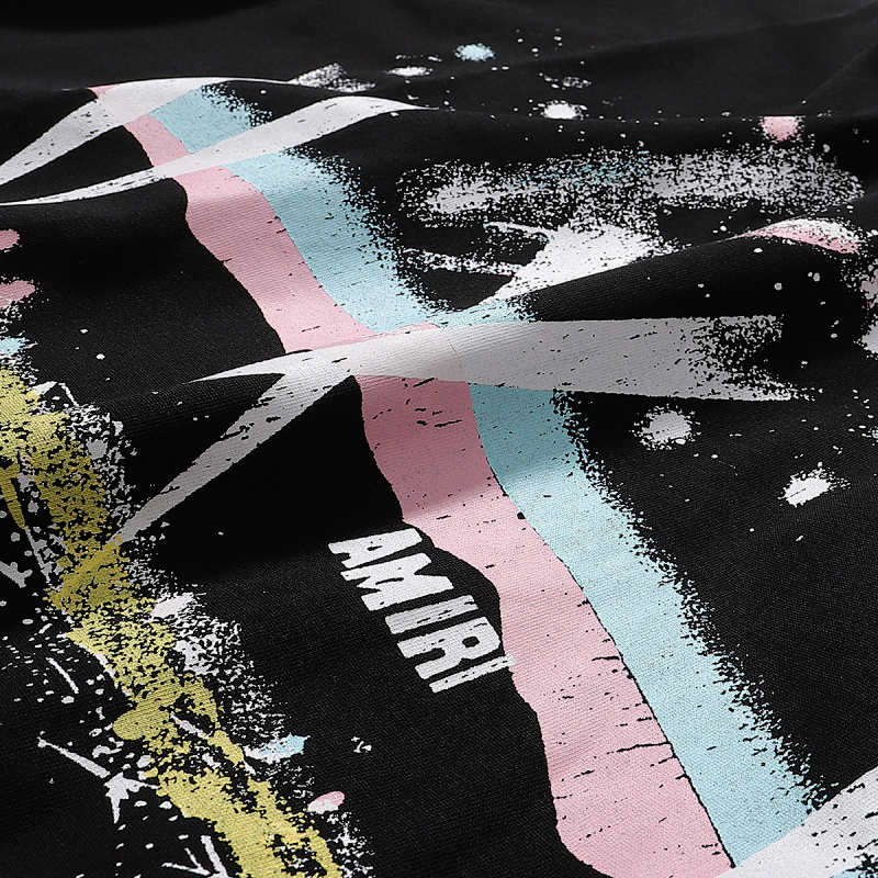 722款P47 面料260克双纱字母 黑色 S M L XL