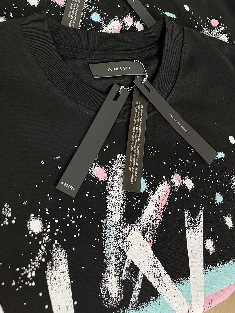 722款P47 面料260克双纱字母 黑色 S M L XL