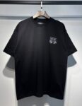 723款P53 面料260克双纱烫银字母白色 黑色 S M L XL