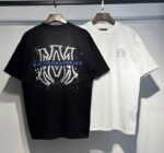 723款P53 面料260克双纱烫银字母白色 黑色 S M L XL
