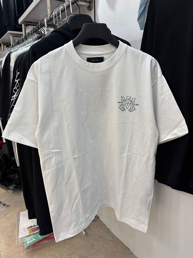 723款P53 面料260克双纱烫银字母白色 黑色 S M L XL