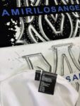 723款P53 面料260克双纱烫银字母白色 黑色 S M L XL