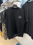 723款P53 面料260克双纱烫银字母白色 黑色 S M L XL