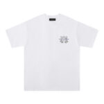 723款P53 面料260克双纱烫银字母白色 黑色 S M L XL
