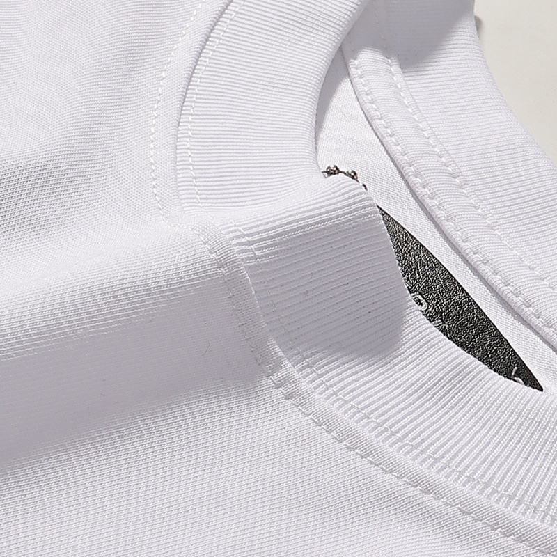 724款P53 面料260克双纱字母 白色 黑色 S M L XL