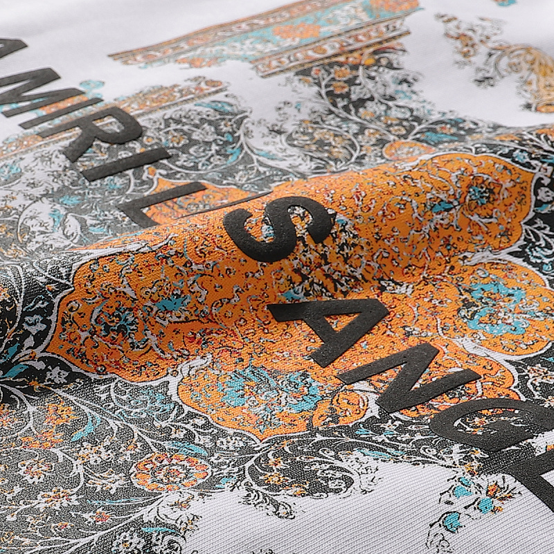 724款P53 面料260克双纱字母 白色 黑色 S M L XL