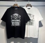 726款P53 面料260克双纱烫银字母 白色 黑色 S M L XL