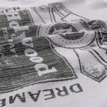 726款P53 面料260克双纱烫银字母 白色 黑色 S M L XL
