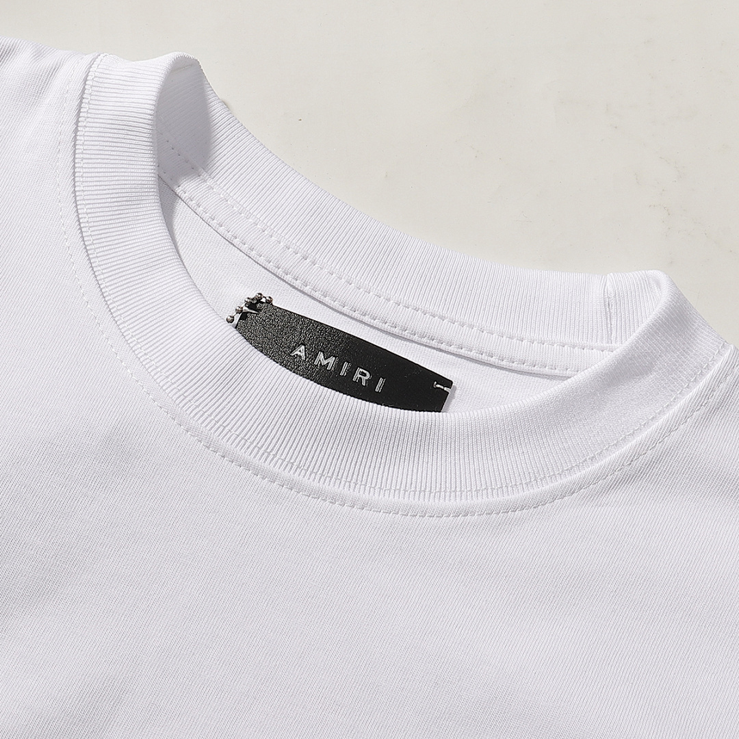 726款P53 面料260克双纱烫银字母 白色 黑色 S M L XL