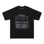 726款P53 面料260克双纱烫银字母 白色 黑色 S M L XL