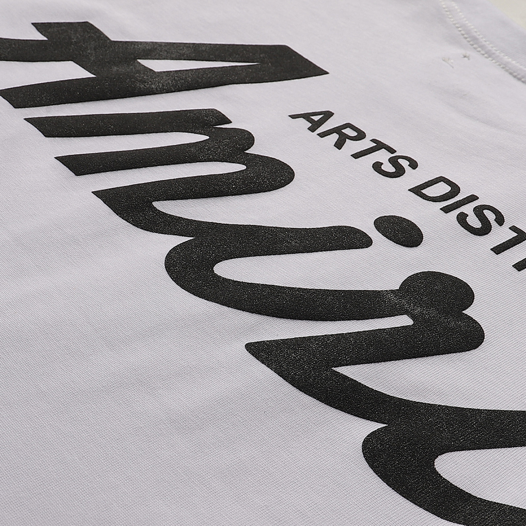 728款P47 面料260克双纱字母 白色 黑色 S M L XL
