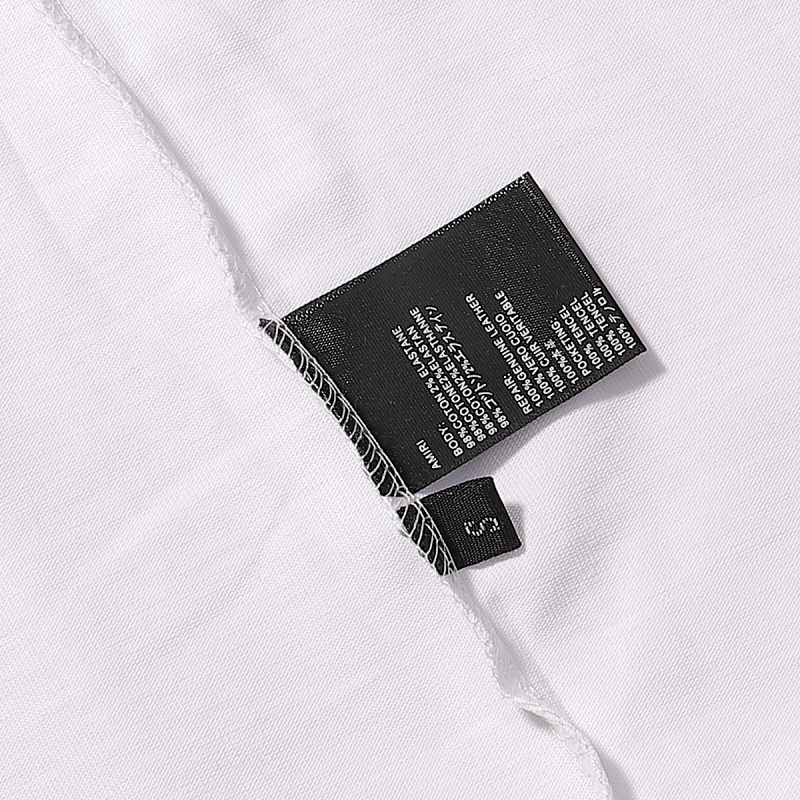 728款P47 面料260克双纱字母 白色 黑色 S M L XL