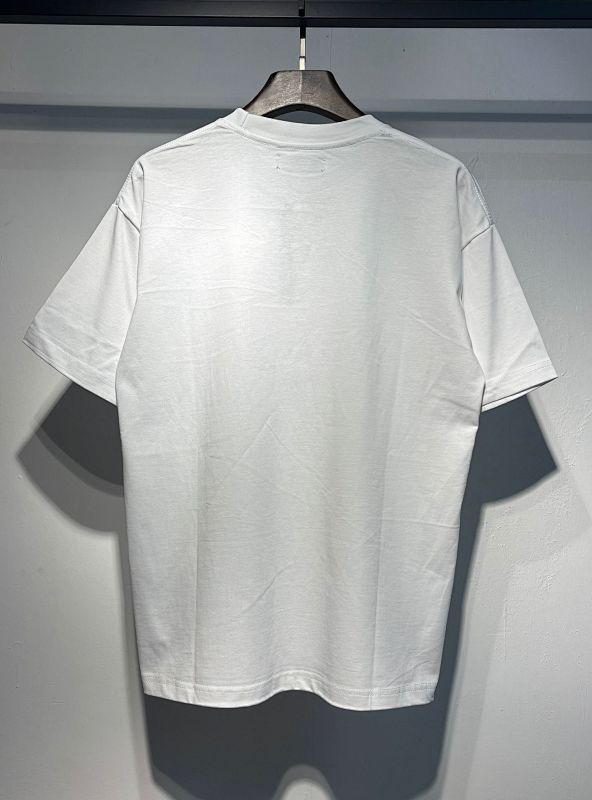 727款P53 面料260克双纱烫银字母 白色 黑色 S M L XL