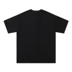 727款P53 面料260克双纱烫银字母 白色 黑色 S M L XL