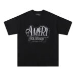 727款P53 面料260克双纱烫银字母 白色 黑色 S M L XL