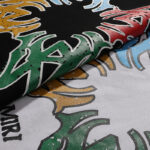730款P50 面料260克双纱字母 白色 黑色 S M L XL