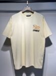 731款P50 面料260克双纱字母 杏色 黑色 S M L XL